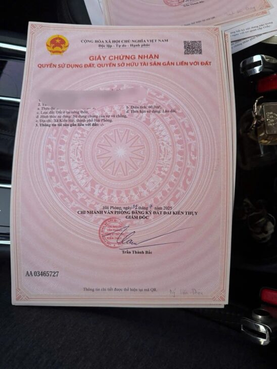 Lô góc 60m² giá chỉ 7xx triệu – cơ hội đầu tư hiếm tại Tân Phong, Kiến Thụy] ZALO 0567 222 555