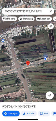 Bán đất 869m² giá 3.5 tỷ Xã Sông Đốc