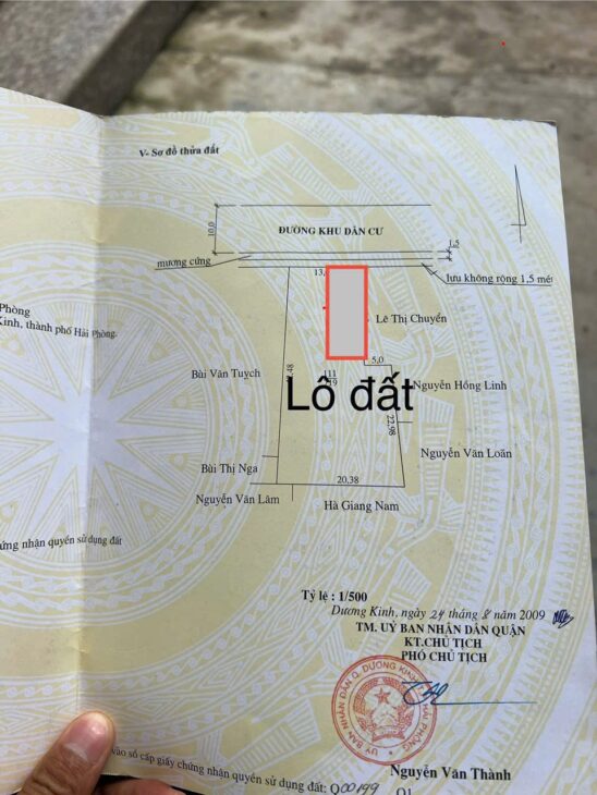 Lô đất hiếm 93,5m² mặt đường Tân Hợp – Tân Thành, Dương Kinh Giá chỉ 2,x tỷ ZALO 0567 222 555