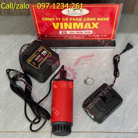 Máy bơm chìm chạy pin Turbo TBC100 giá rẻ Máy bơm chìm chạy pin Turbo TBC100 giá rẻ