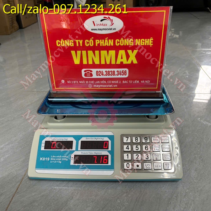 Cân tính tiền dùng pin K019 giá rẻ