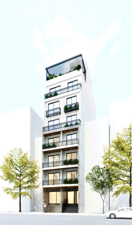 bán tòa nhà APARTMENT phố Phan Kế Bính 120m2 x 10 tầng lô góc giá 45 tỷ dòng tiền 220tr/th