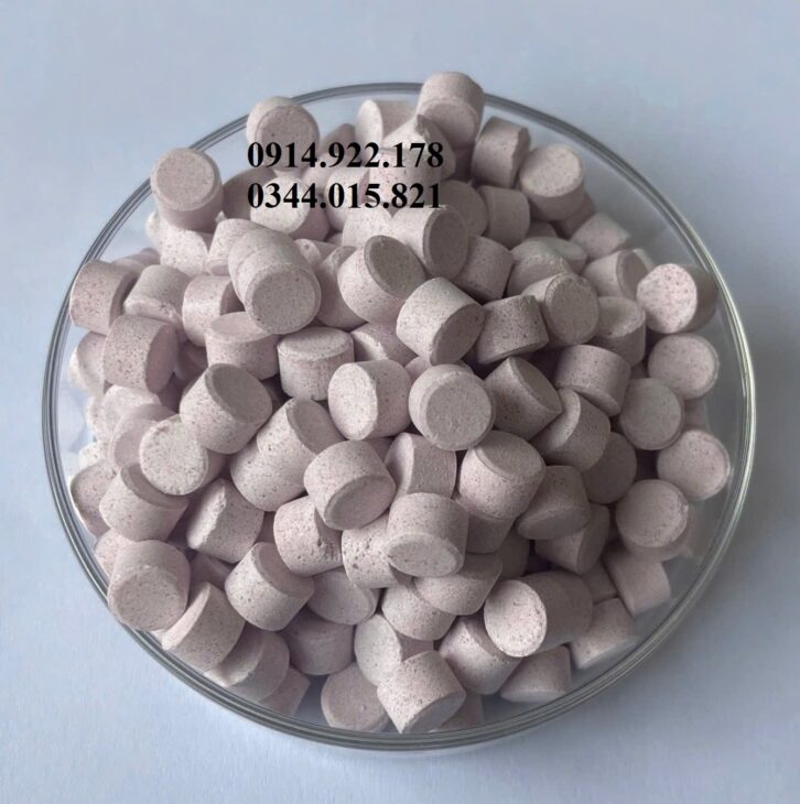 Aquaze dạng viên, Potasium Monopersulfate diệt khuẩn an toàn cho ao nuôi