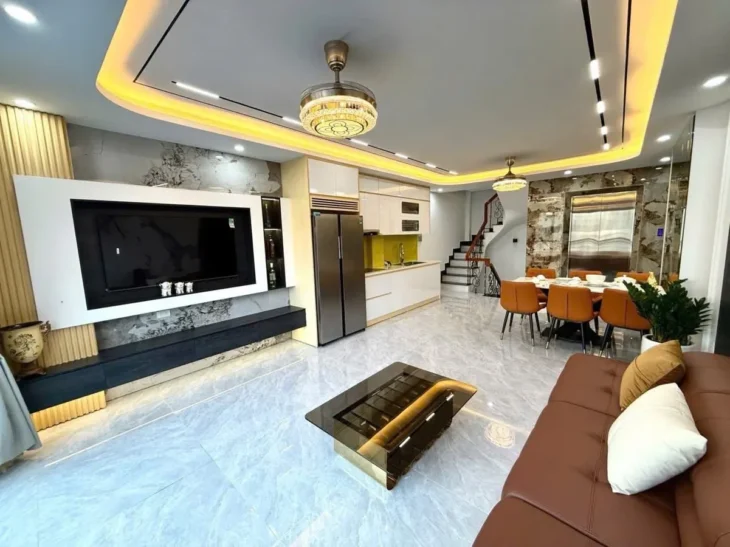 NHÀ MỚI Ô TÔ ĐỖ CỬA -VÀO NHÀ FULL NỘI THẤT Phố Ngọc Thụy 47m2 X 6 Tầng 15.9 tỷ Long Biên Hà Nội.