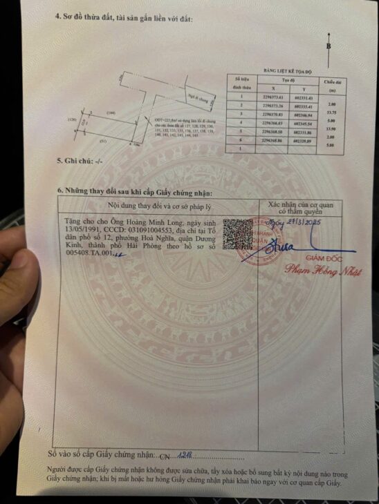 GIÁ HIẾM – 3 LÔ ĐẤT ĐẸP TRUNG TÂM HÒA NGHĨA, DƯƠNG KINH – CHỈ 12TR/M² ZALO 0567 222 555