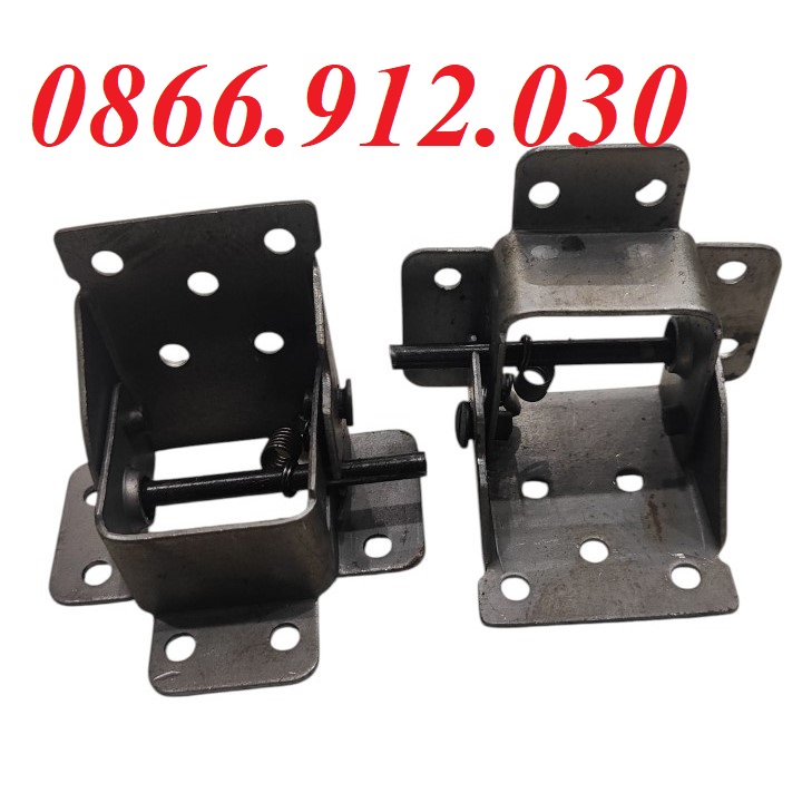 Phụ kiện bàn gấp gọn 90 độ, bản lề gấp gọn, bas chân bàn xếp