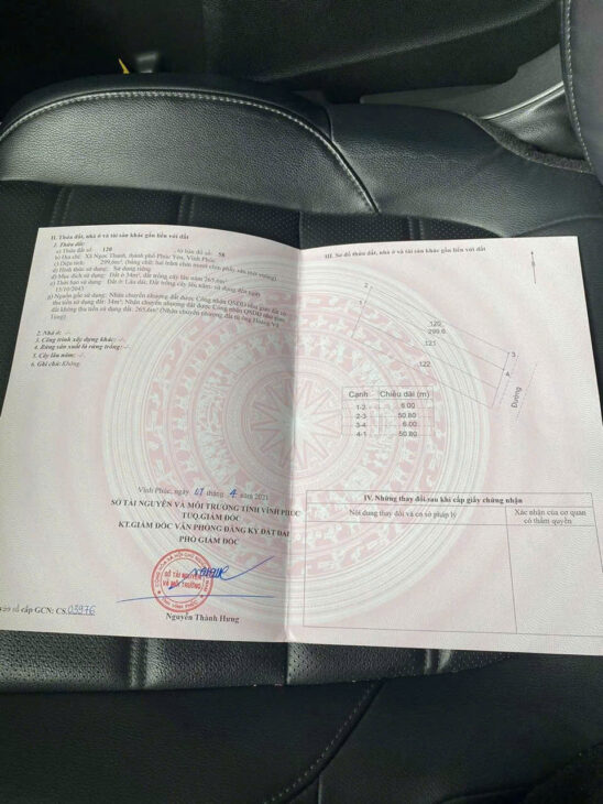 SIÊU HOT – ĐẤT NGHỈ DƯỠNG GẦN HỒ ĐẠI LẢI GIÁ CỰC MỀM – CHỈ 6 TRIỆU/m² TẠI XÃ NGỌC THANH , TP PHÚC