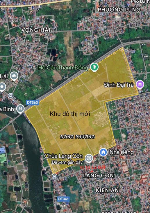 SIÊU PHẨM TRUNG TÂM LÀNG LẠNG CÔN – GẦN DỰ ÁN ĐÔ THỊ MỚI ĐÔNG PHƯƠNG – GIÁ CHỈ 2X TRIỆU/M² – ZALO