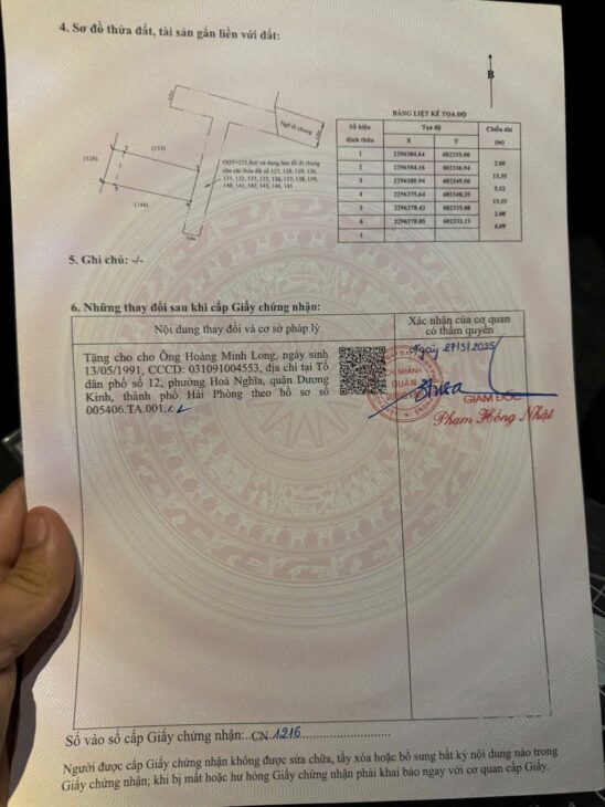 GIÁ HIẾM – 3 LÔ ĐẤT ĐẸP TRUNG TÂM HÒA NGHĨA, DƯƠNG KINH – CHỈ 12TR/M² ZALO 0567 222 555