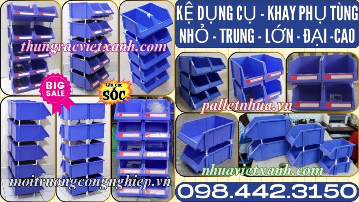 Kệ dụng cụ xếp tầng nhỏ – trung – lớn – đại – cao