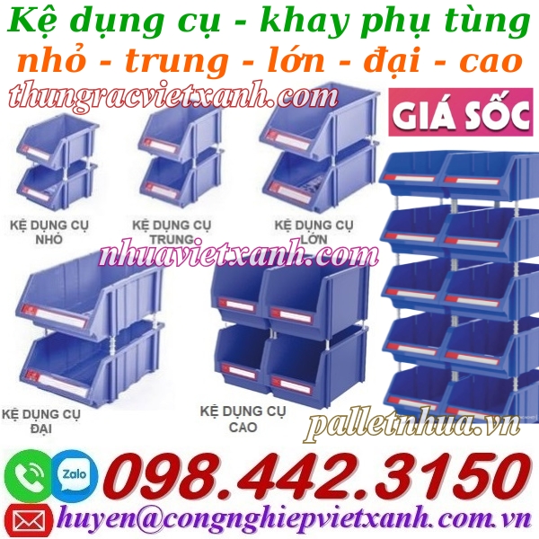 Kệ dụng cụ xếp tầng nhỏ – trung – lớn – đại – cao