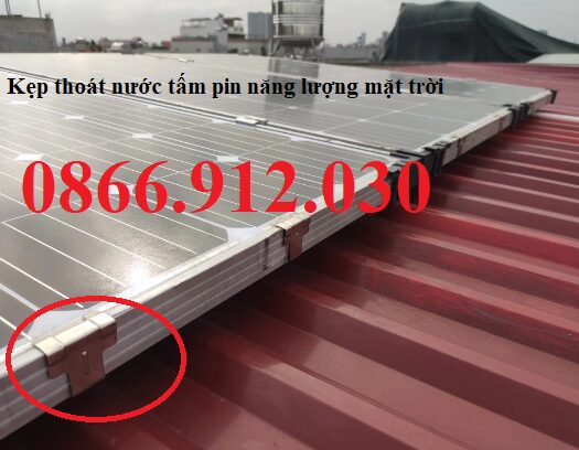 Giải pháp thoát nước thông minh với kẹp thoát nước pin năng lượng mặt trời