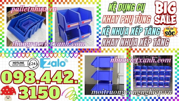 Kệ dụng cụ xếp tầng nhỏ – trung – lớn – đại – cao
