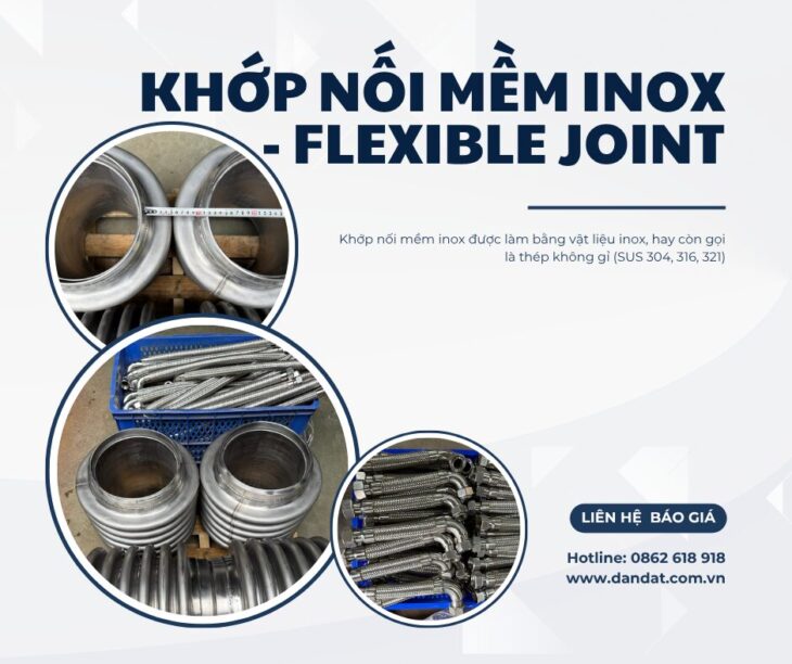 Khớp Nối Mềm Inox Máy Nén Khí/Bù Trừ Áo/Bù Trừ Pasty/Khớp Giãn Nở Nhiệt Inox/Khớp Nối Mềm Thủy Lực