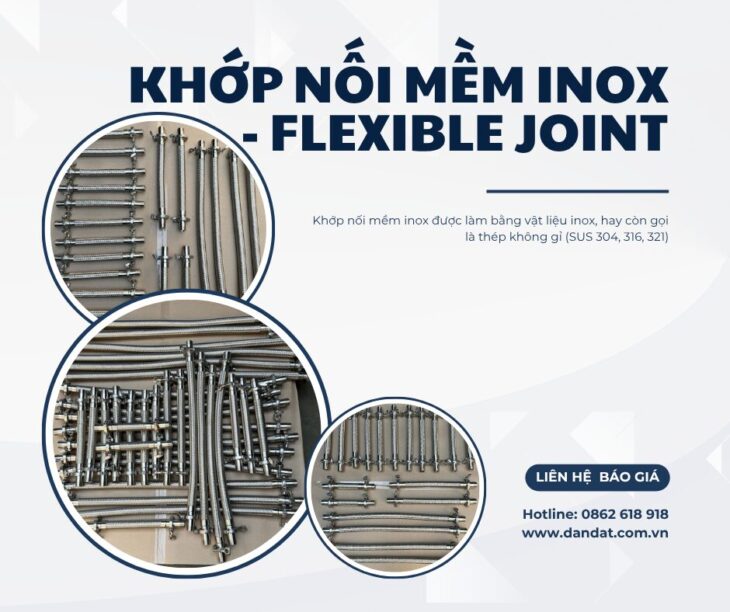 Khớp Nối Mềm Inox Máy Nén Khí/Bù Trừ Áo/Bù Trừ Pasty/Khớp Giãn Nở Nhiệt Inox/Khớp Nối Mềm Thủy Lực