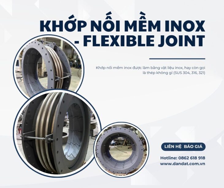 Khớp Nối Mềm Inox Máy Nén Khí/Bù Trừ Áo/Bù Trừ Pasty/Khớp Giãn Nở Nhiệt Inox/Khớp Nối Mềm Thủy Lực