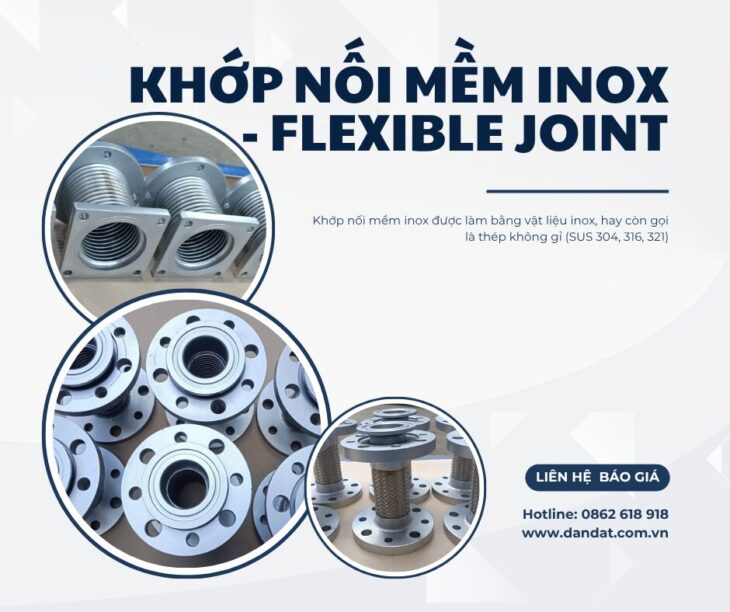 Khớp Nối Mềm Inox Máy Nén Khí/Bù Trừ Áo/Bù Trừ Pasty/Khớp Giãn Nở Nhiệt Inox/Khớp Nối Mềm Thủy Lực