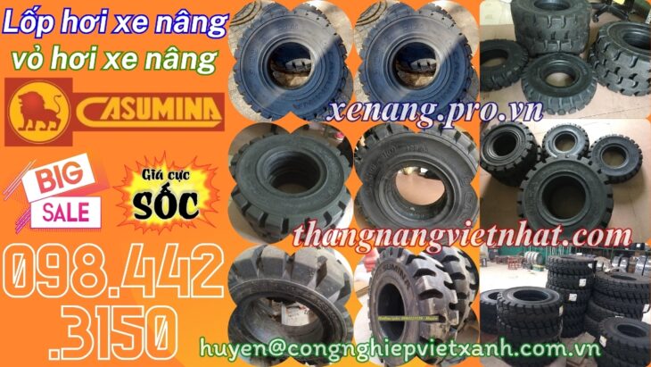 Vỏ xe nâng bánh đặc CASUMINA