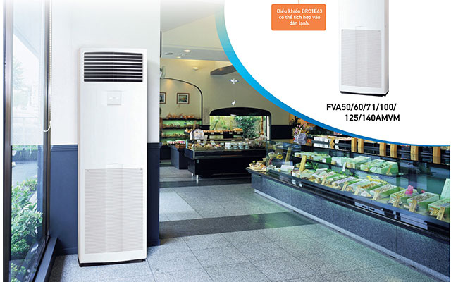 Máy lạnh tủ đứng Daikin FVA140AMVM/RZF140DVM inverter Máy lạnh tủ đứng Daikin FVA140AMVM/RZF140DVM inverter