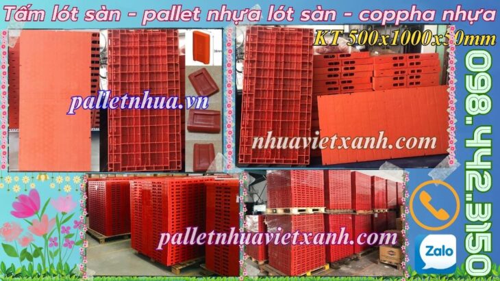 Coppha nhựa – coppha sân khấu 500x1000x50mm mặt kín màu cam