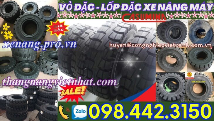 Vỏ xe nâng bánh đặc CASUMINA
