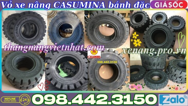Vỏ xe nâng bánh đặc CASUMINA