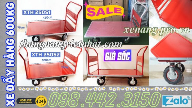 Xe đẩy hàng 600kg XTH250S1 – XTH250S2