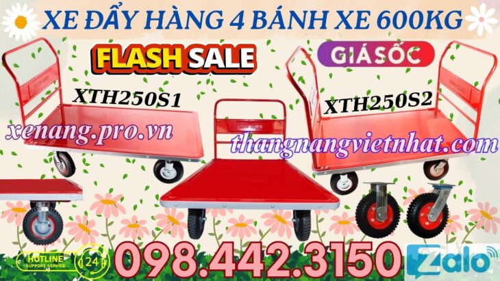 Xe đẩy hàng 600kg XTH250S1 – XTH250S2