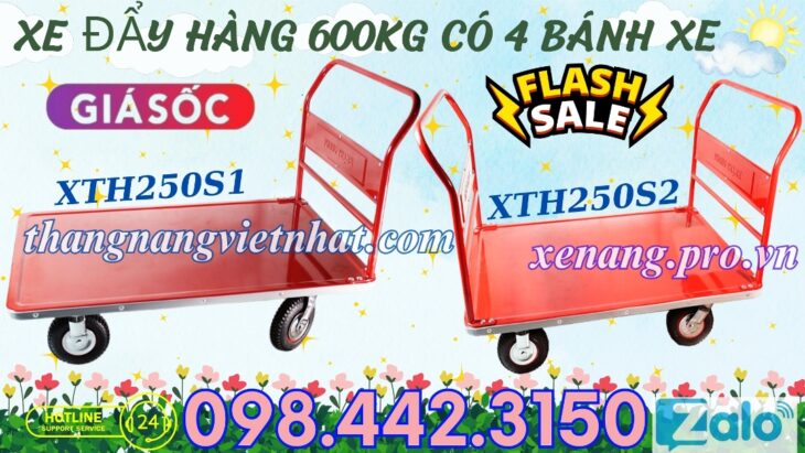 Xe đẩy hàng 600kg XTH250S1 – XTH250S2
