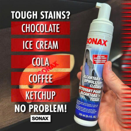 Làm sạch nỉ, vải, alcantara 250ml – Sonax Xtreme Upholstery & Alcantara Cleaner