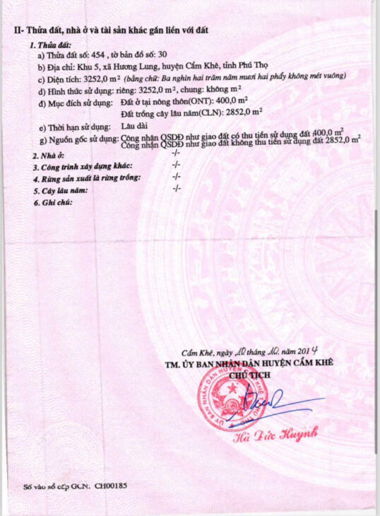 CHÍNH CHỦ CẦN BÁN ĐẤT TẠI KHU SUÔNG 1 (HƯƠNG LUNG CŨ) – PHÚ KHÊ