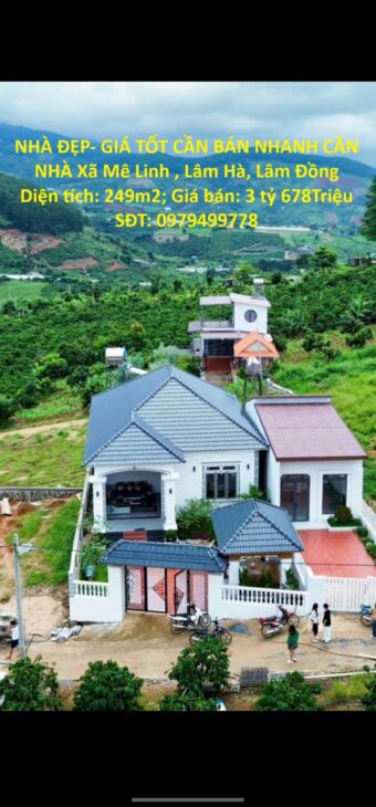 NHÀ ĐẸP- GIÁ TỐT CẦN BÁN NHANH CĂN NHÀ Xã Mê Linh , Lâm Hà, Lâm Đồng NHÀ ĐẸP- GIÁ TỐT CẦN BÁN NHANH CĂN NHÀ Xã Mê Linh , Lâm Hà, Lâm Đồng