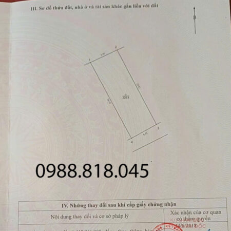 Bán đất phố Tư Đình, phường Long Biên, thành phố Hà Nội, 229m2, đường ô tô tránh, miễn TG
