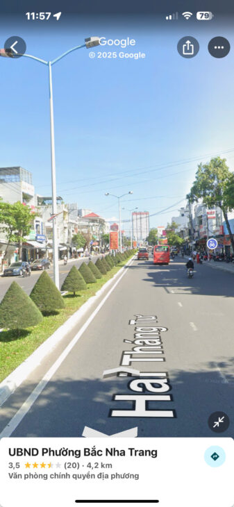 BÁN ĐẤT TẶNG NHÀ MẶT TIỀN ĐƯỜNG 2/4, BẮC NHA TRANG.