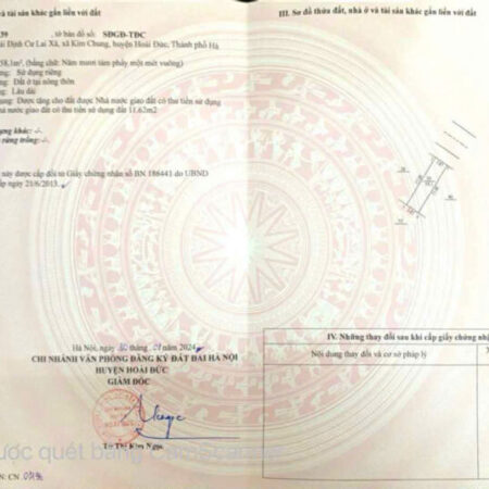 Bán nhà mặt tiền QL32 giao đường 3.5 tại Lai Xá, Hoài Đức, 58.1m2 giá tốt cho nhà đầu tư thông thái