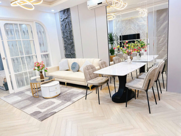 Chính chủ bán căn 1PN dt 53m2 bc Nam View thoáng tại T8 Times city gia bán 6,25 tỷ full đồ như ảnh