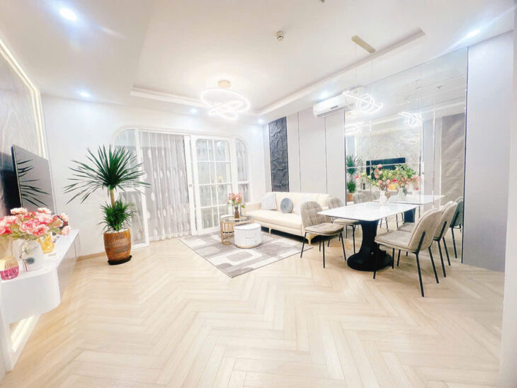 Chính chủ bán căn 1PN dt 53m2 bc Nam View thoáng tại T8 Times city gia bán 6,25 tỷ full đồ như ảnh