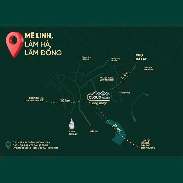 BÁN LÔ ĐẤT THỔ CƯ MÊ LINH – TÀ NUNG, ĐÀ LẠT – GIÁ CHỈ 480 TRIỆU