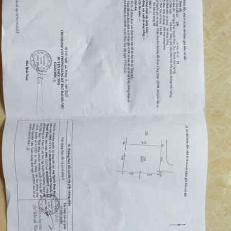 Bán đất hàng hiếm tại Ngọc Tảo, Phúc Thọ, Hà Nội, 34 triệu / m2, 104 m2