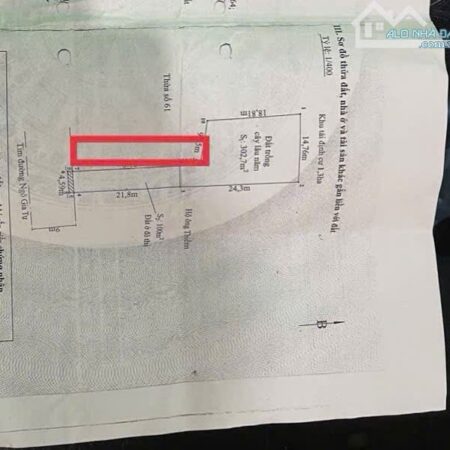 Bán đất Ngô Gia Tự, 505m trong đó 203m đất ở, 302m trồng cây giá chỉ 40 tỷ