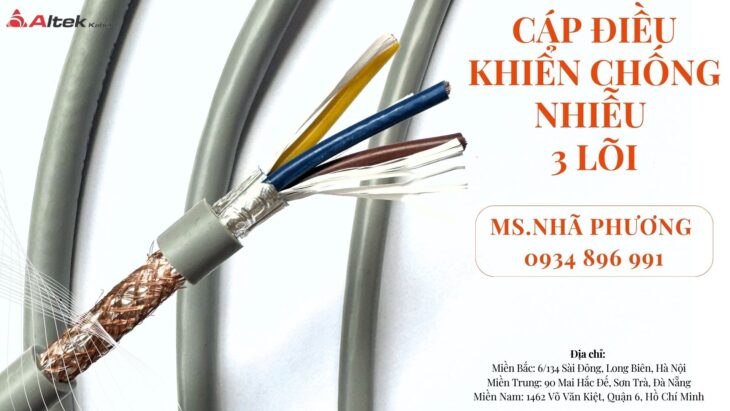 CÁP ĐIỀU KHIỂN 3 X 1.5 ALTEK KABEL SH-500 ĐÀ NẴNG – HỒ CHÍ MINH