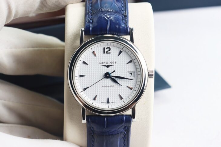 Longines Cloud De Paris L2.707.4.16.3 Automatic Kim Nung Xanh, dây da, size 36mm Fullbox