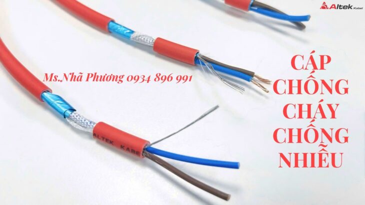 Cáp Chống Cháy Chống Nhiễu 2×1.5 mm2 Altek Kabel Đà Nẵng, Hà Nội, HCM