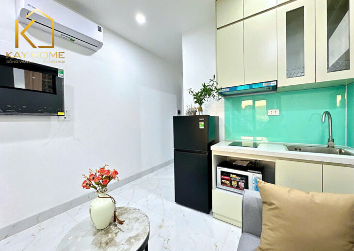 Cho thuê CCMN khép kín 1pk+1pn ban công siêu thoáng tại ngõ 45 Cự Lộc – Thanh Xuân