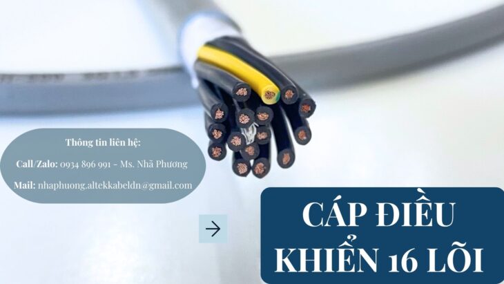 CÁP TÍN HIỆU 16 X 0.75 MM2 GIAO HÀNG TOÀN QUỐC