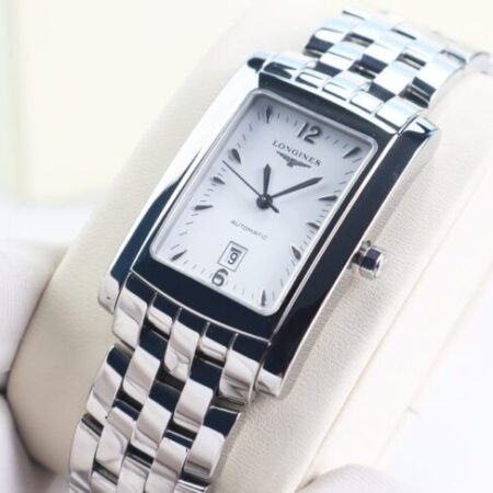 ĐH Nam : Longines DolceVita L5.657.4.16.6 Automatic – Dây Thép, mặt trắng Fullbox..