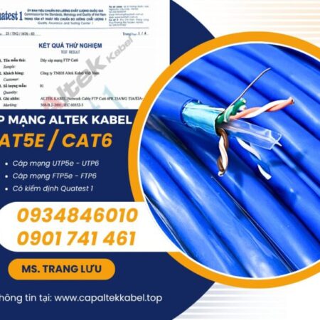 Cáp mạng Altek Kabel Cat5e/ Cat6 Đà Nẵng, Hà Nội, Hồ Chí Minh