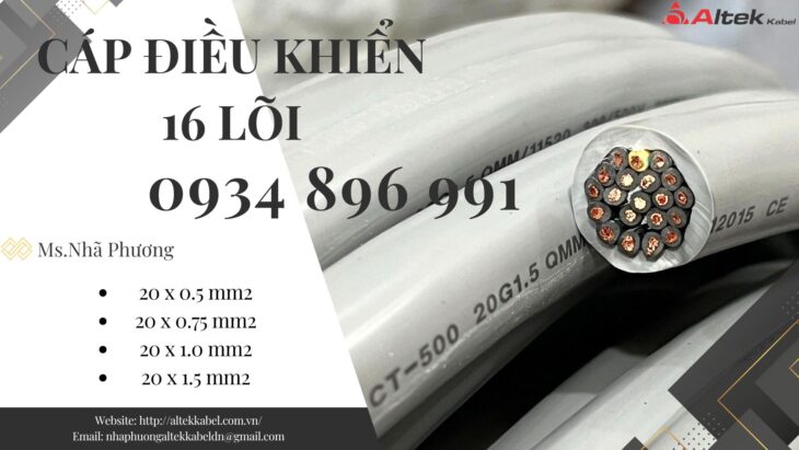 Cáp Điều Khiển 20 Lõi Altek Kabel Đà Nẵng – Hà Nội – Hồ Chí Minh