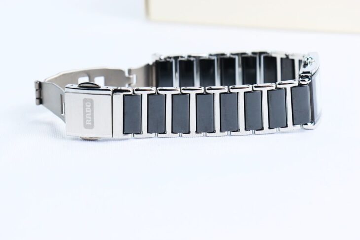 ĐH Nữ : Rado Integral Jubile R204307, Đá Ceramic, Niềng & cọc số Full Kim Cương – Fullbox.