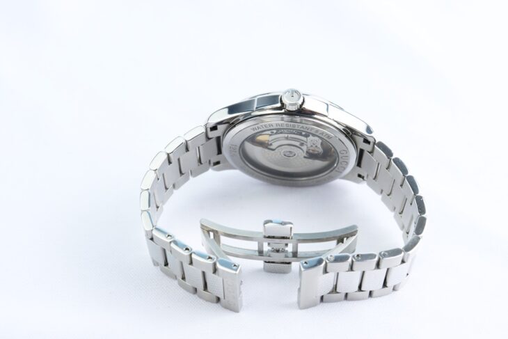 Đồng Hồ Nam GUCCI G-Timeless Automatic dây thép / Thiết kế lộ máy – Size 38mm FullBox